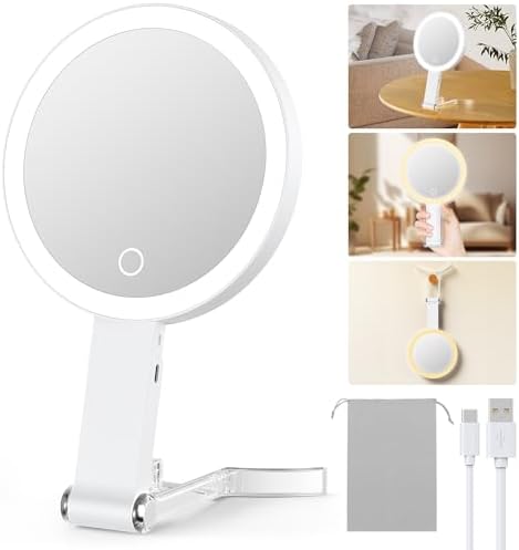 Benbilry Lighted Travel Makeup Mirror Elevate Your Glam