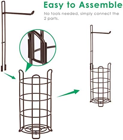 TomCare 4-Roll Toilet Paper Holder