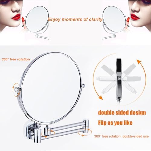 CarXs 360 Rotating Vanity Mirror