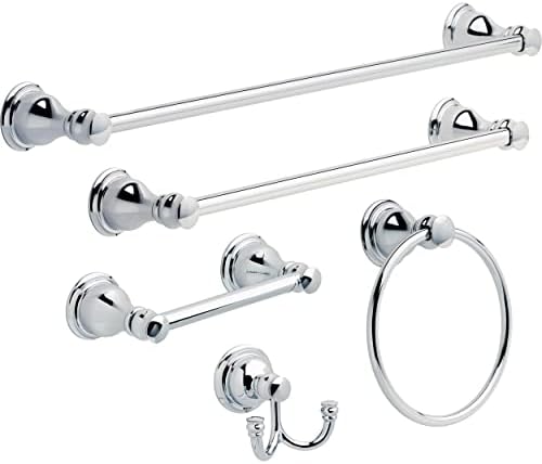 Delta Aubrey Towel Ring Chrome Bathroom Accessory