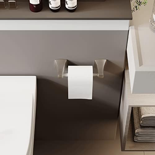 Double-Post Toilet Paper Holder with Pivoting Mechanism