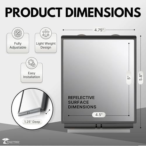 Fogless shower mirror keeps you seeing clearly