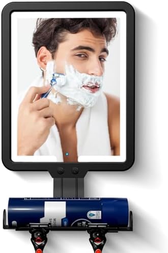 Heated Fogless Shower Mirror for Shaving Preparation