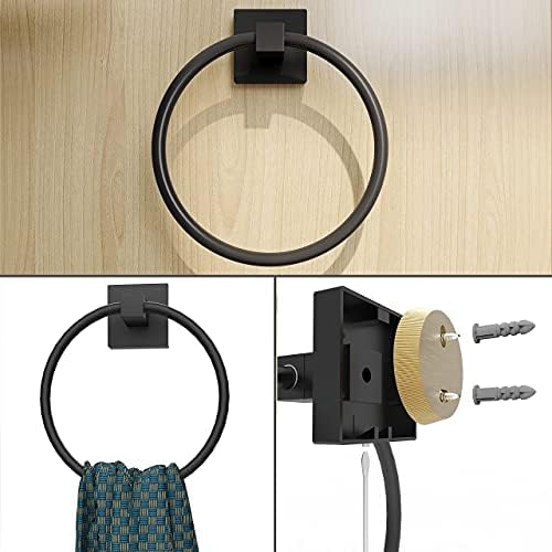 Double Posting Matte Black Toilet Paper Holder