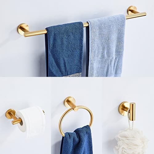 Luxury Brushed Gold Bathroom Hardware Set