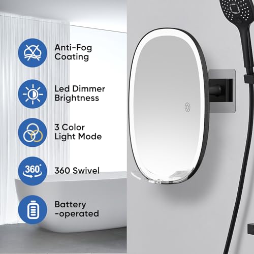 CMBestMax Amaba Dimmable Anti-Fog Shower Mirror