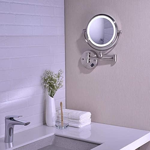 GALSOR 8-Inch Vanity Mirror with 3X Magnification for Makeups