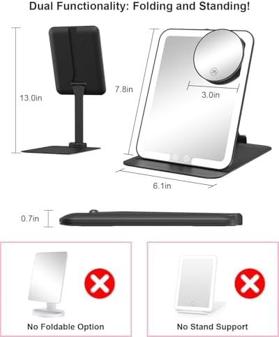 Gospire Travel Makeup Mirror