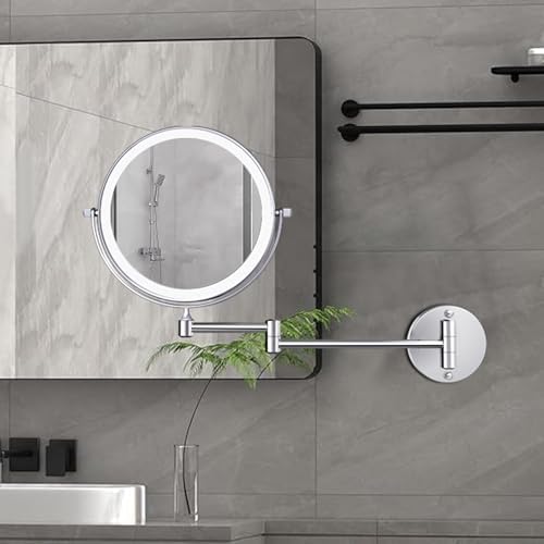 9 Wall-Mounted Makeup Vanity Mirror with Light