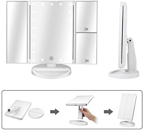 Deweisn Lighted Vanity Mirror with 21 LED Lights