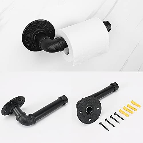 Jeasor Industrial Pipe Bathroom Towel Ring Kit