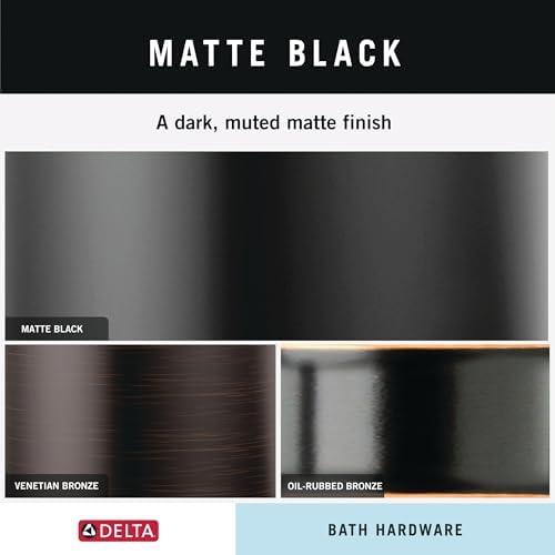 Delta Nicoli 4-Piece Bathroom Set - MATTE BLACK