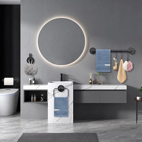 4-Piece Towel Ring Kit for Bathroom
