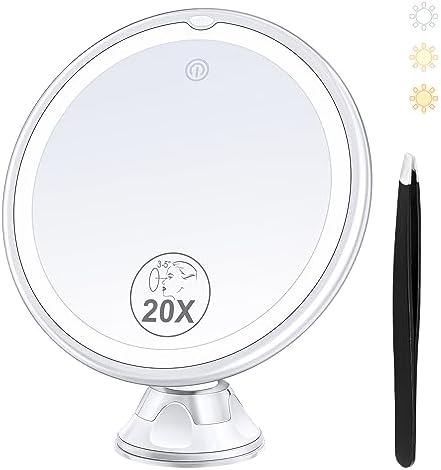 Beauty Planet 2025 Upgraded Magnifying Mirror with Light
