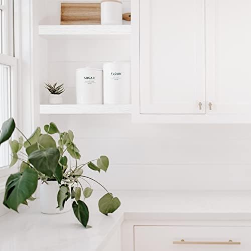QEEIG White Bathroom Floating Shelves 2 pack