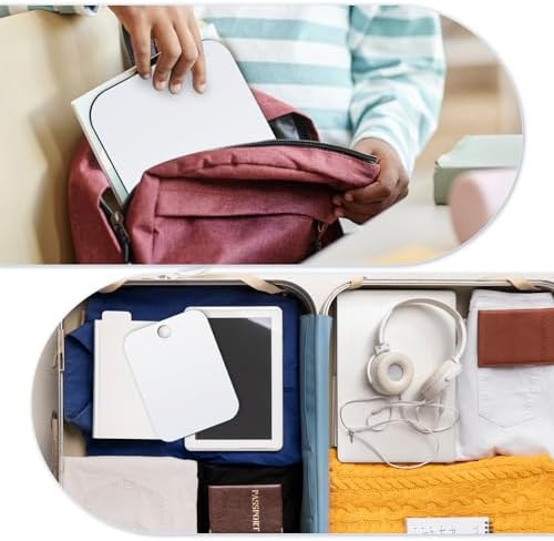 Fogless Mirror for Shaving Acrylic Portable Handheld Wall Hanging