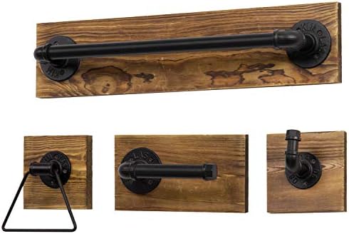 Stylish 4-Piece Bathroom Hardware Set