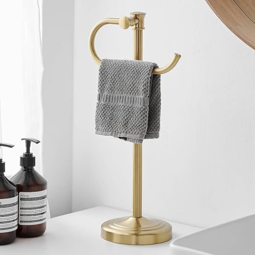 BESy 17-Inch Brushed Gold Towel Bar