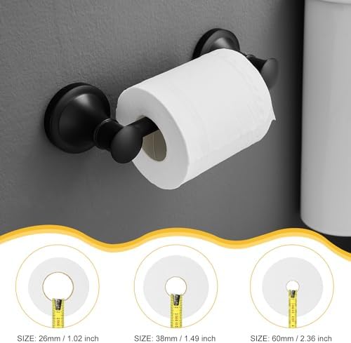 Sturdy Wall-Mounted Toilet Paper Holder for Home Use