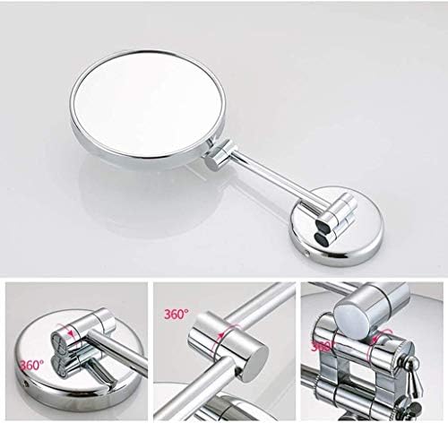 DEIHGE Wall-Mounted Makeup Mirror 20x20cm