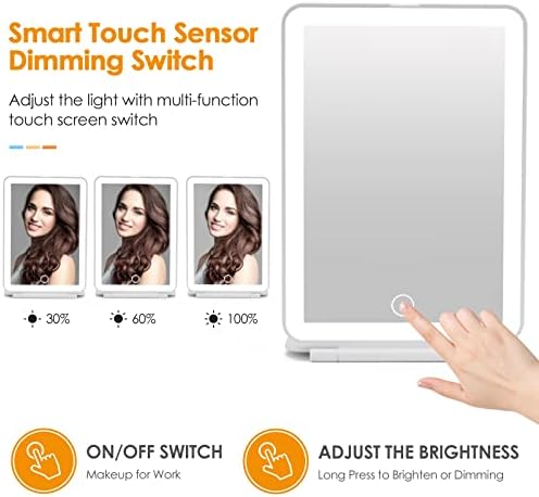 Scope of Style 72 LED Compact Travel Makeup Mirror with Touch Screen