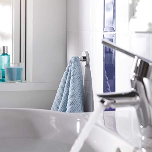 GROHE Essentials Wall-Mounted Bathroom Robe Hook Starlight Chrome