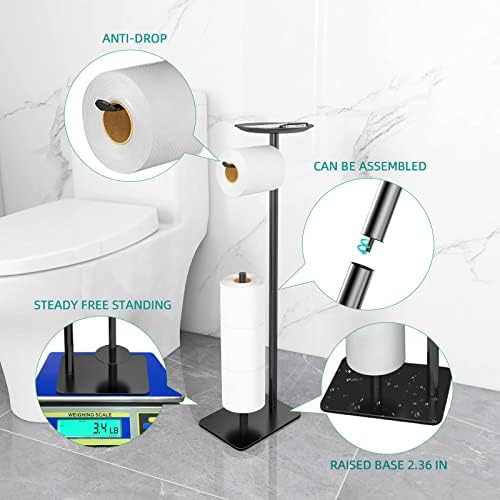4-Roll Toilet Paper Holder Stand