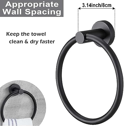 Matte Black Stainless Steel Wall Mount