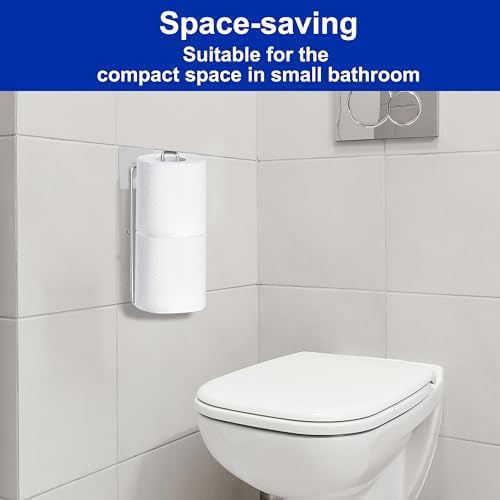 Sturdy Space-Saving Toilet Paper Holder