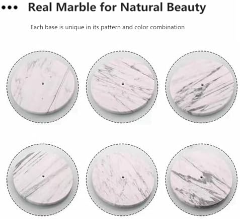 26 Tall Marble Toile Paper Holder - Rust-Proof Steel With Anti-Slip Pads