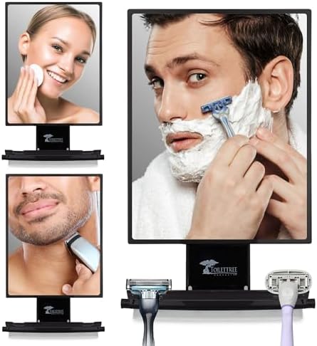 Fogless Bath Mirror - Crystal-clear View Leak-Proof Durable