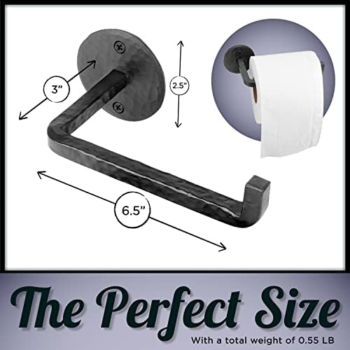 Stur-De Rustic Wall-Mount Toilet Paper Holder 65x25 in - farmhouse style