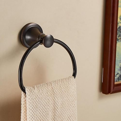 WolIbeer Space-Saving Bronze Toilet Paper Holder