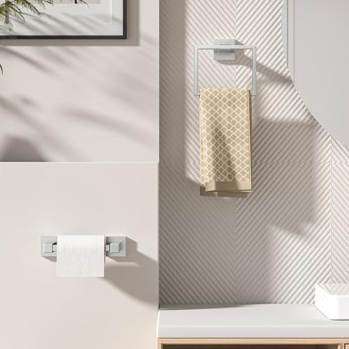 FORIOUS Stainless Steel Toilet Paper Holder Set