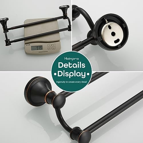 Adjustable stainless steel towel bar for bathrooms