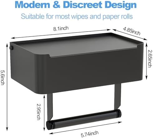 Sturdy Stylish Toilet Paper Holder