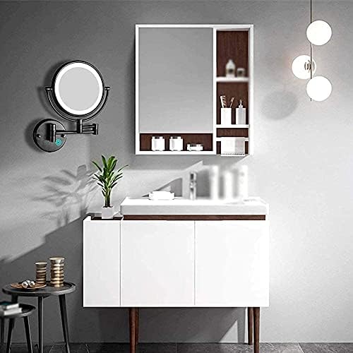 Wall-Mounted Makeup Mirror Double-Sided 10x Magnification