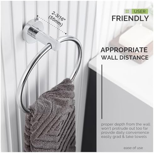 Durable Chrome Towel Hanger