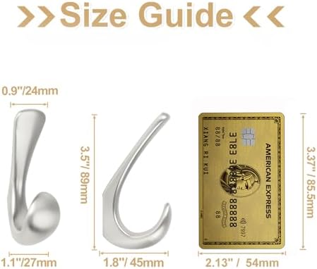 Wall-Mounted Towel Hook Set