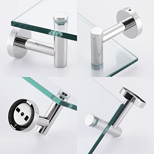 KES Tempered Glass Shelf for Bathroom - Rustproof Safe
