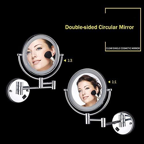 ZADIKO 360-Degree Bathroom Shaving Mirror