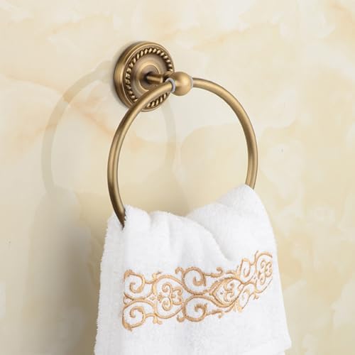 Durable Wall-Mounted Copper Bathroom Towel Ring