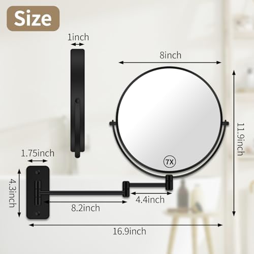 Versatile Magnifying Mirror for Make-up inAny Room