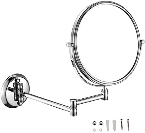 ZADIKOWall-Mounted Double-Sided Makeup Mirror with 7X Magnification