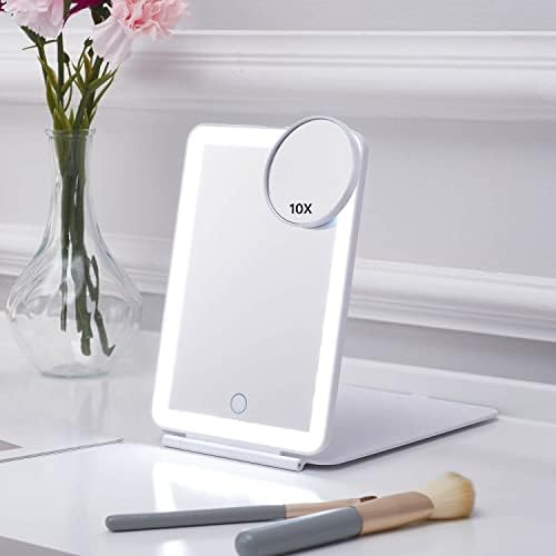 Moccus LED Foldable Travel Makeup Mirror