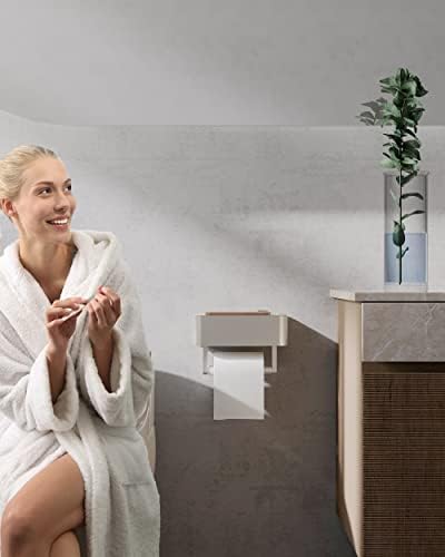 Wall-Mounted Flushable Wipes Holder Stainless Steel Brushed Nickel