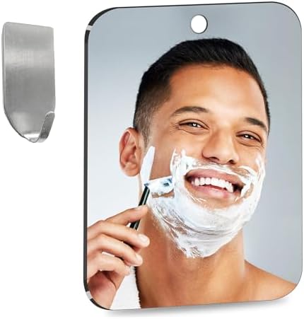 Fogless Shower Mirror Compact Wall-mounted Travel-friendly Design