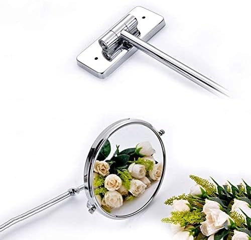 ZADIKO 3X Magnifying Wall Mounted Mirror Two-Sided 360Swivel