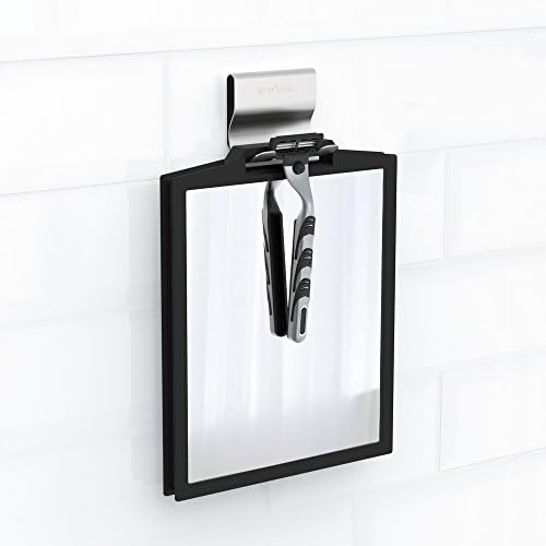 BetterLiving 3X Magnification Double-Sided Shower Mirror Black