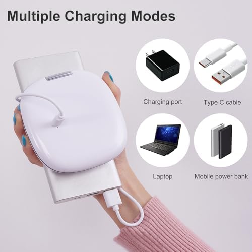 Compact LED Magnifying Mirror - 4 inches 1X10X Magnification Reusable Portable